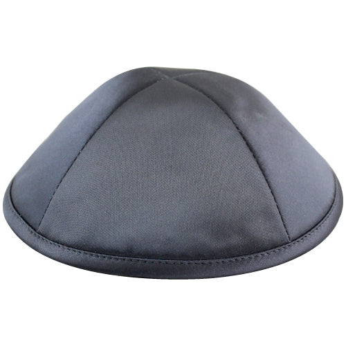 Deluxe Grey Satin Kippah