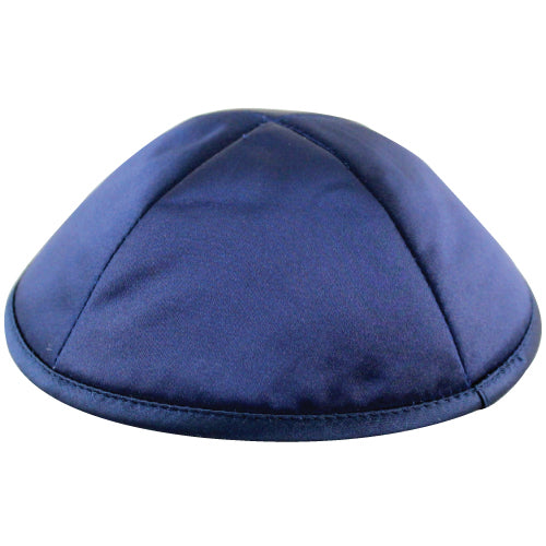 Deluxe Blue Satin Kippah