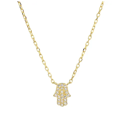 Hamsa 925 Sterling Silver Necklace