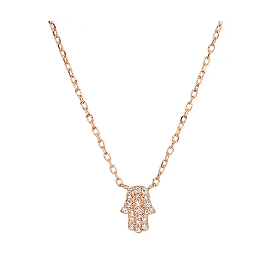 Hamsa 925 Sterling Silver Necklace