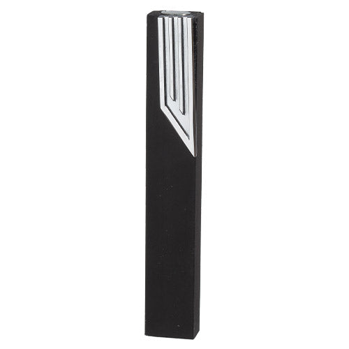 Elegant Aluminum Black Mezuzah