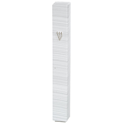 5" White Mezuzah