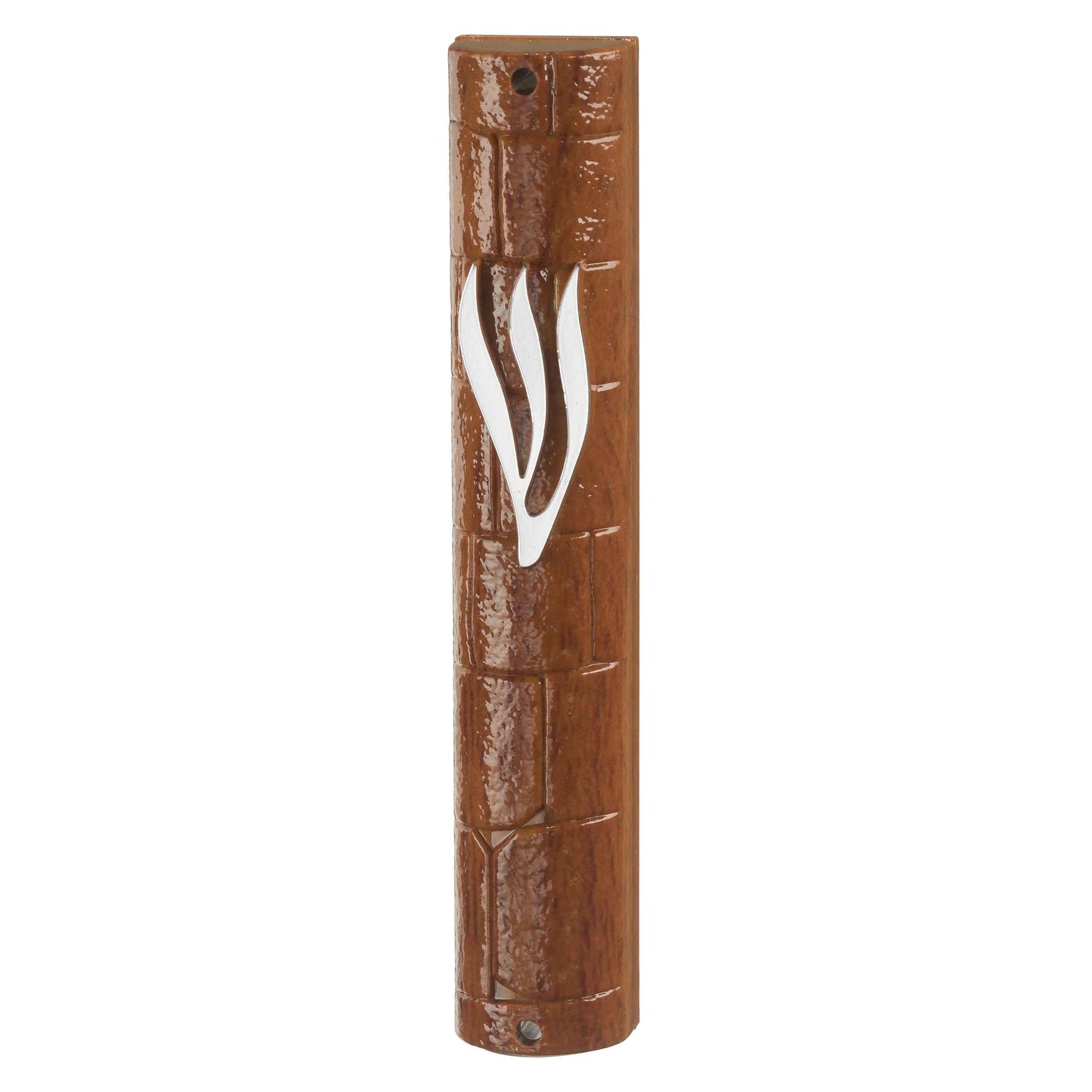 5" Big S Brown Bricks Mezuzah