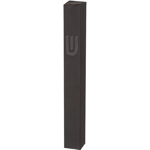 Aluminum Printed S Black 5" Mezuzah