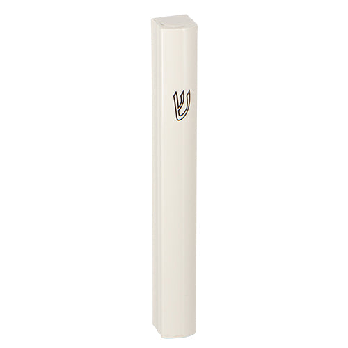 Beige Aluminum Mezuzah