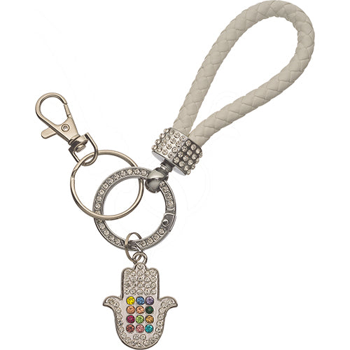 Hamsa Loop Good Luck Keychain