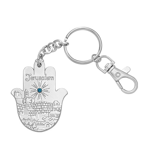 Hamsa Good Luck Keychain