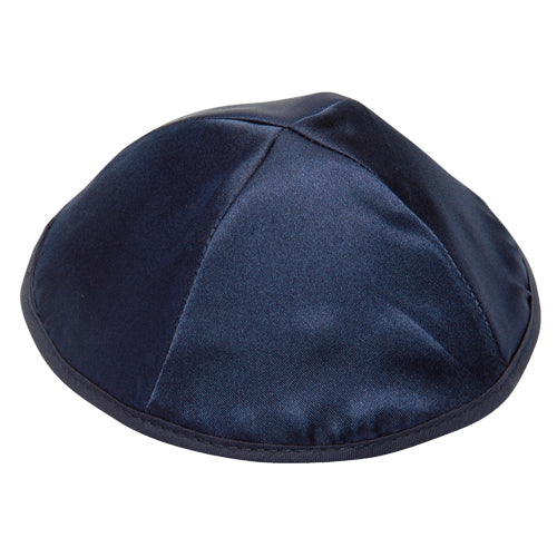 Blue Satin Kippah