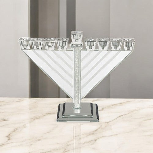 Premium Crystal Glass Menorah