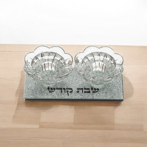 Shabbat Kodesh Candlesticks