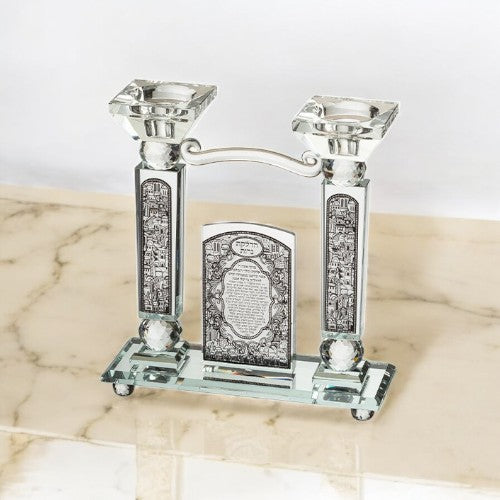 Elegant Crystal Candlesticks