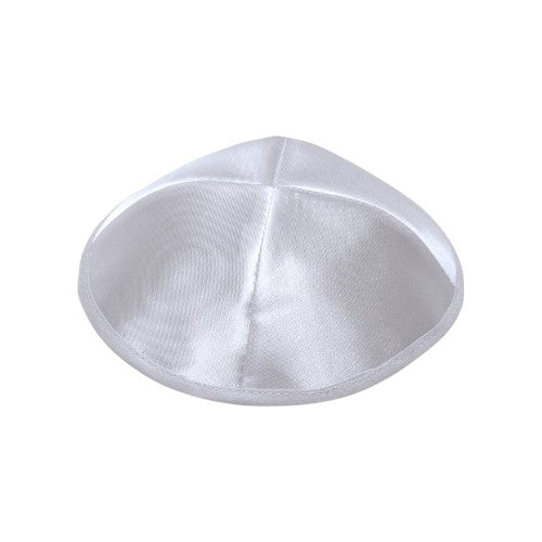 Silver Satin Kippah