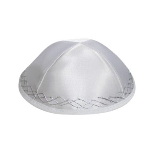 Embroidered Satin Kippah