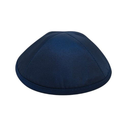 Elegant Woven Drak Blue Kippah