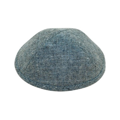 Elegant Woven Blue Kippah