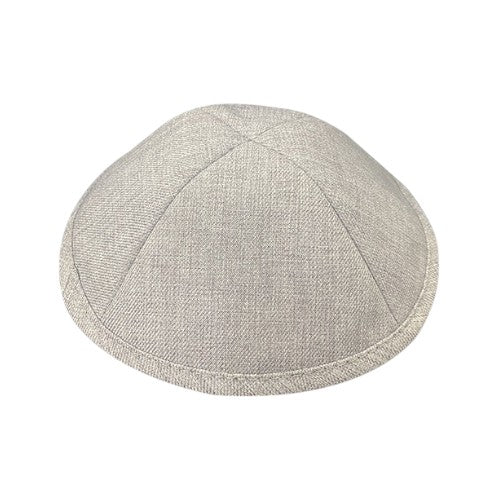 Silk & Linen Grey Kippah