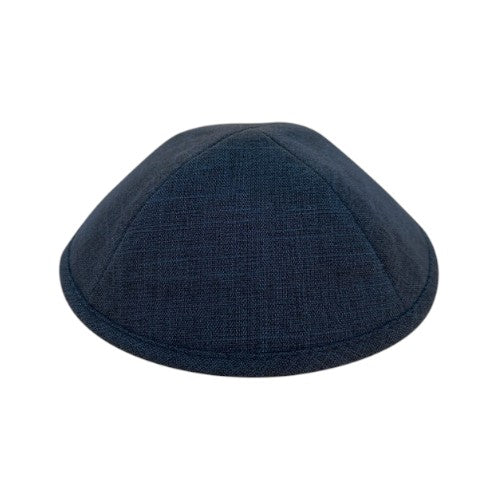 Silk & Linen Blue Kippah