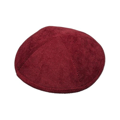 Red Corduroy Kippah