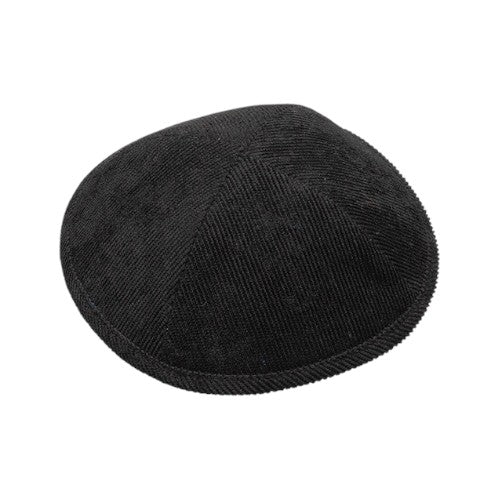 Black Corduroy Kippah