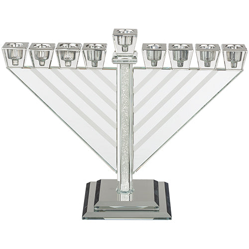 Premium Crystal Glass Menorah