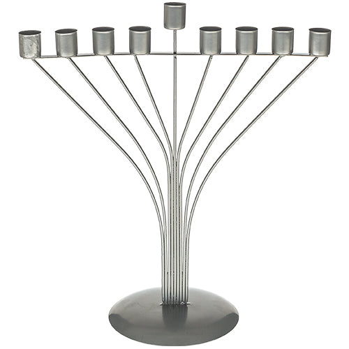 Simple Aluminum Elegant Menorah