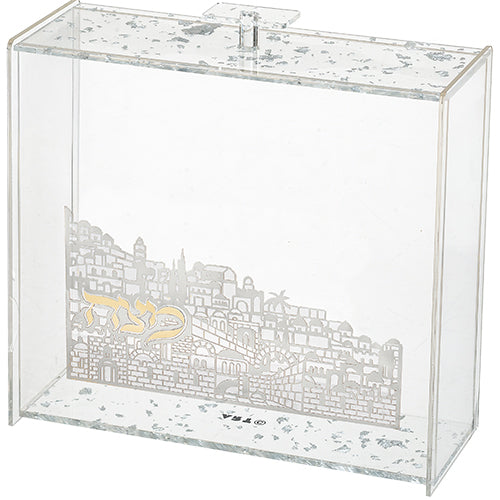 Jerusalem Clear Matza Box