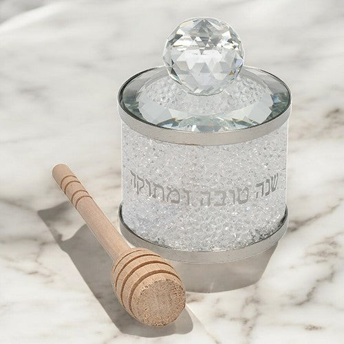 Crystal Honey Pot