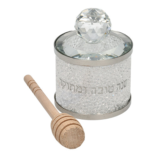 Crystal Honey Pot