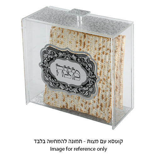 Glitter Clear Matza Box