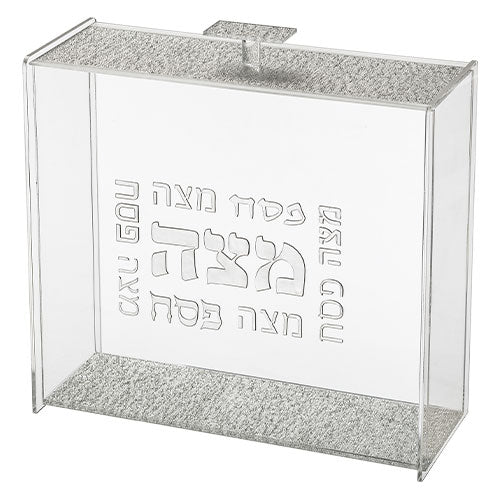 Glitter Clear Matza Box