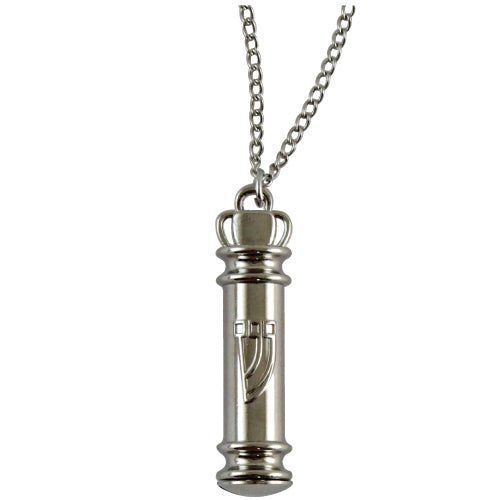 Silver Mezuzah Necklace