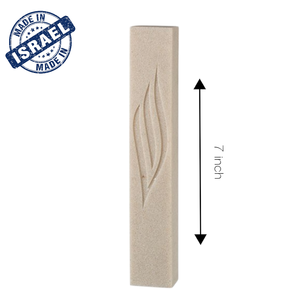 Beige Concrete Polymer Mezuzah