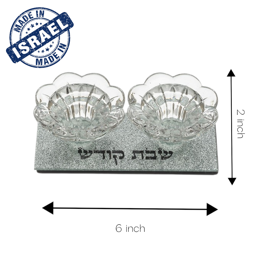 Shabbat Kodesh Candlesticks