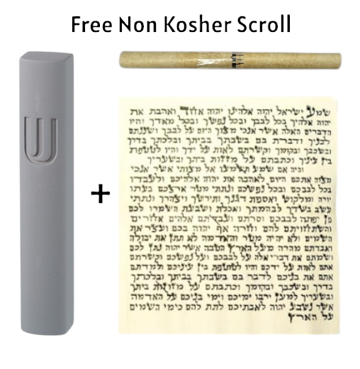 Natural Concrete Polymer Mezuzah